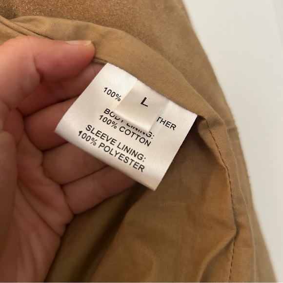 OAK NYC Tan Suede Women's Jacket - Picture 6 of 8